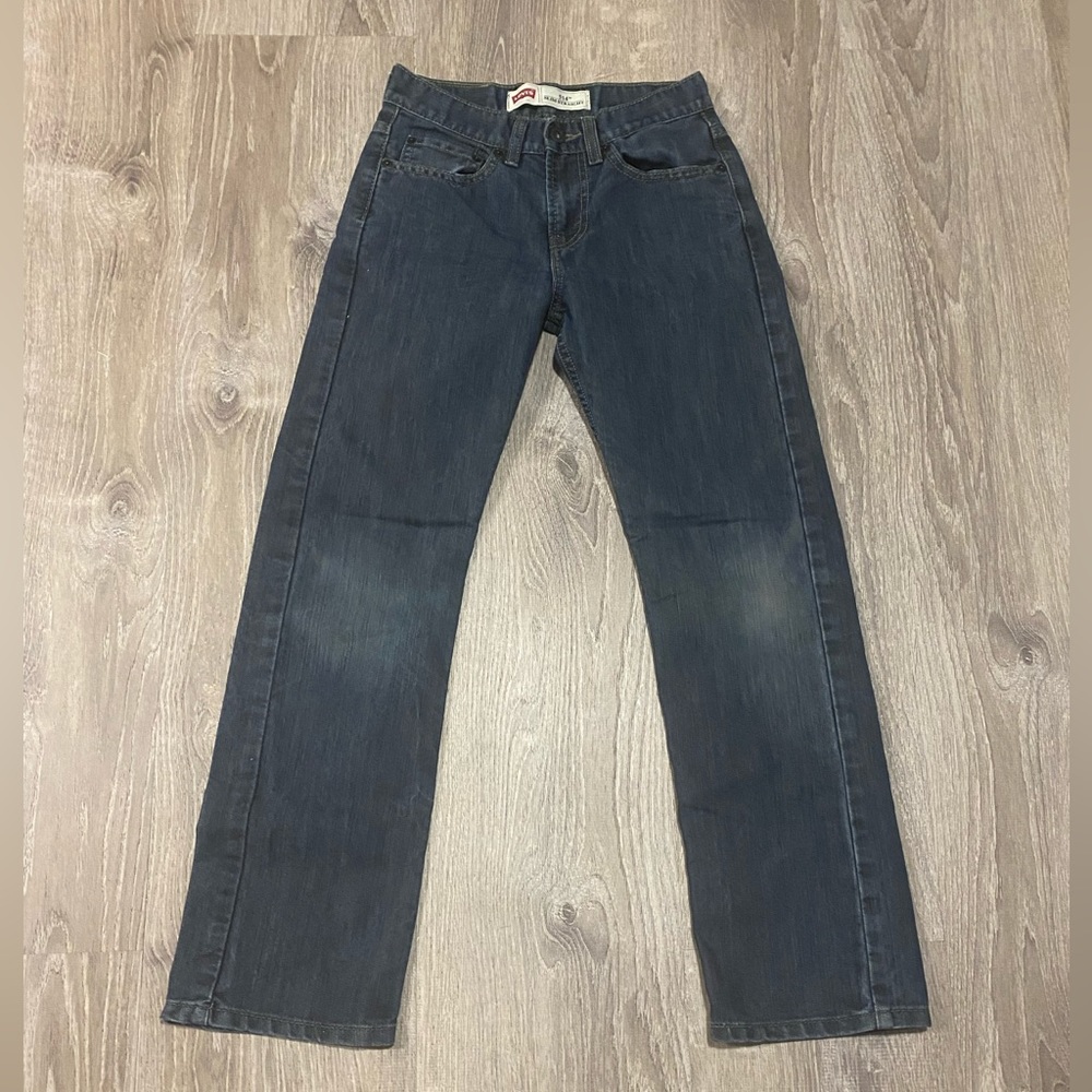 Boys Levi’s 514 Slim Straight Denim Blue Jeans | Pants